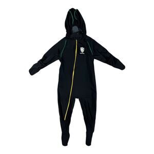 Shiverless Car Seat Safe Black Fleece-Lined Hooded Snowsuit 12-24 months